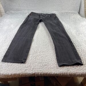 Levi Strauss 501 Original Fit Black Denim Jeans Mens W32 L32